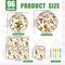 96 Pieces Fiesta Party Tableware Set – Mexican Theme Disposable Plates, Napkins, and Colorful Forks for Cinco de Mayo Party, Taco Night, Birthday, or Fiesta Celebration, Serves 24 Guests